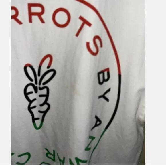 Carrots by Anwar T-Shirt by PacSun Men's White T-Shirt w/ Graphics Size Medium - Picture 9 of 9